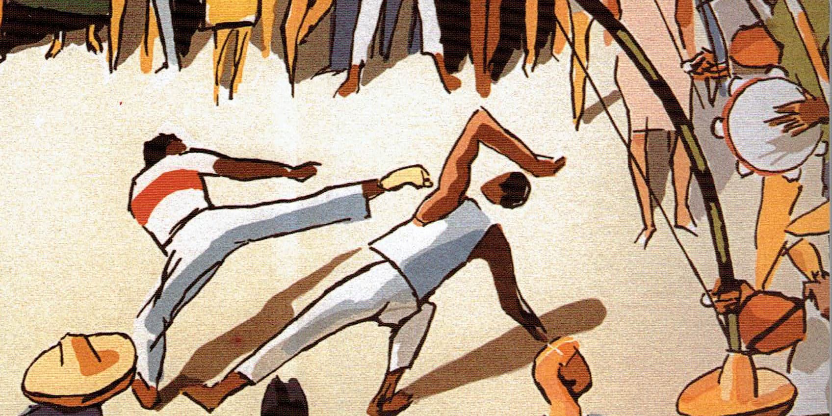 Couverture livre Capoiera ou l’art de lutter en dansant