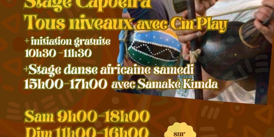 RENCONTRE BRESIL-AFRIQUE Stage-Play